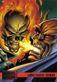 1995 Fleer DC vs. Marvel Comics #59 Ghost Rider / Demon Front
