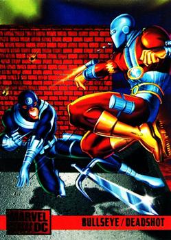 1995 Fleer DC vs. Marvel Comics #87 Bullseye / Deadshot Front
