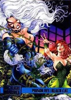 1995 Fleer DC vs. Marvel Comics #88 Poison Ivy / Black Cat Front