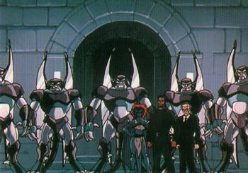 1995 Skybox Gargoyles #28 The Steel Clan Is Born Front