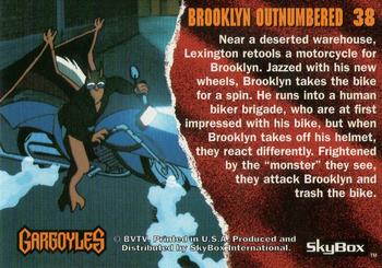 1995 Skybox Gargoyles #38 Brooklyn Outnumbered Back