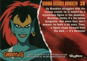 1995 Skybox Gargoyles #39 Demona Rescues Brooklyn Back