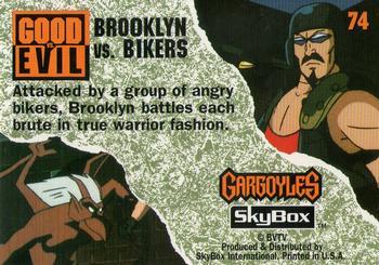 1995 Skybox Gargoyles #74 Brooklyn vs. Bikers Back