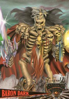 1995 Fleer Skeleton Warriors #16 Baron Dark Front