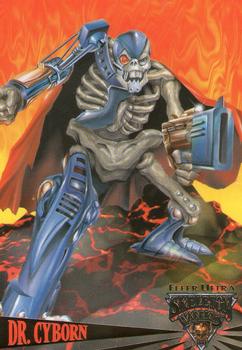 1995 Fleer Skeleton Warriors #17 Dr. Cyborn Front