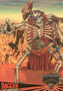 1995 Fleer Skeleton Warriors #18 Dagger Front