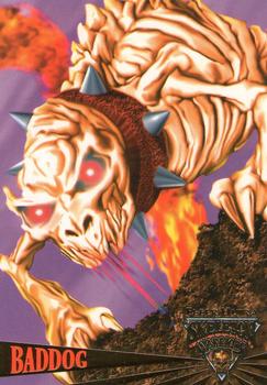 1995 Fleer Skeleton Warriors #21 Baddog Front