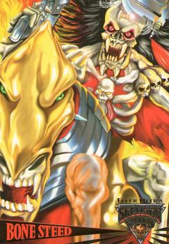 1995 Fleer Skeleton Warriors #24 Bone Steed Front