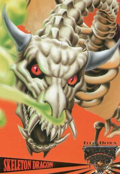 1995 Fleer Skeleton Warriors #25 Skeleton Dragon Front