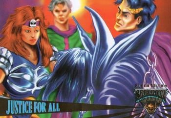 1995 Fleer Skeleton Warriors #44 Justice for All Front