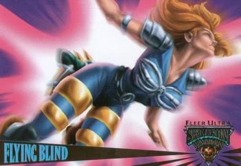 1995 Fleer Skeleton Warriors #52 Flying Blind Front