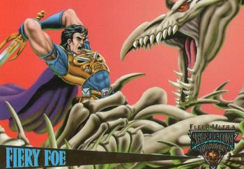 1995 Fleer Skeleton Warriors #58 Fiery Foe Front