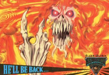 1995 Fleer Skeleton Warriors #63 He'll Be Back Front
