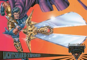 1995 Fleer Skeleton Warriors #71 Lightshard Sword Front