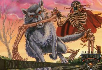 1995 Fleer Skeleton Warriors #79 Dagger vs. Stalker Front