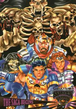 1995 Fleer Skeleton Warriors #84 The Saga Begins: 