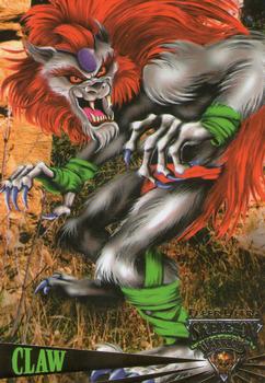 1995 Fleer Skeleton Warriors #8 Claw Front