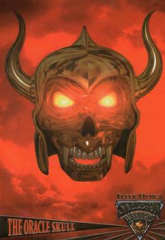 1995 Fleer Skeleton Warriors #99 The Oracle Skull Front