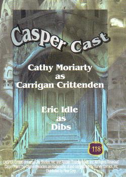 1995 Fleer Casper #118 Casper Cast Back