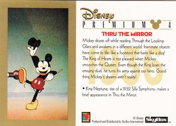 1995 SkyBox Disney Premium #4 Thru the Mirror Back