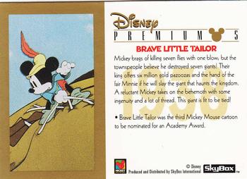 1995 SkyBox Disney Premium #5 Brave Little Tailor Back