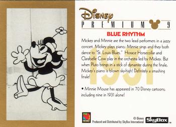 1995 SkyBox Disney Premium #9 Blue Rhythm Back