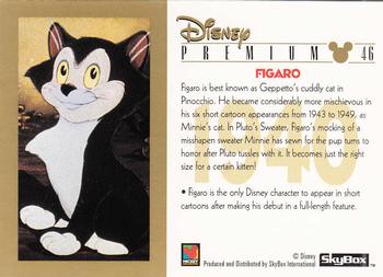1995 SkyBox Disney Premium #46 Figaro Back