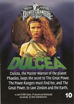 1995 Fleer Mighty Morphin Power Rangers: The Movie #10 Dulcea Back