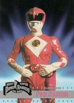 1995 Fleer Mighty Morphin Power Rangers: The Movie #5 Pink Ranger Front