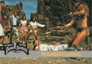 1995 Fleer Mighty Morphin Power Rangers: The Movie #74 Misunderstanding Front