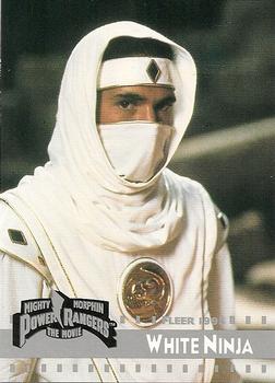 1995 Fleer Mighty Morphin Power Rangers: The Movie #80 White Ninja Front