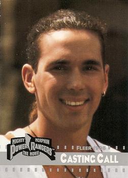 1995 Fleer Mighty Morphin Power Rangers: The Movie #143 Casting Call: Jason Frank Front