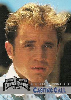 1995 Fleer Mighty Morphin Power Rangers: The Movie #147 Casting Call: David Yost Front