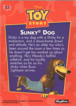 1995 SkyBox Toy Story #33 Slinky Dog Back