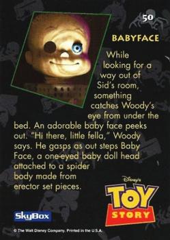 1995 SkyBox Toy Story #50 Babyface Back
