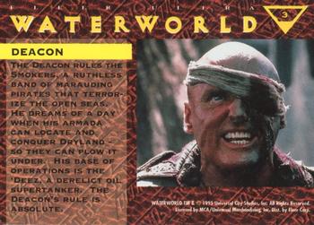 1995 Ultra Waterworld #3 Deacon Back