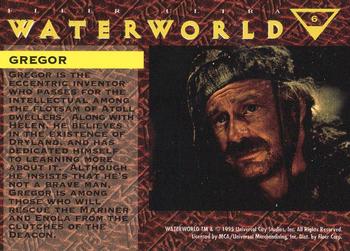 1995 Ultra Waterworld #6 Gregor Back
