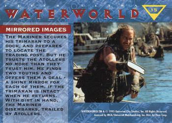 1995 Ultra Waterworld #15 Mirrored Images Back
