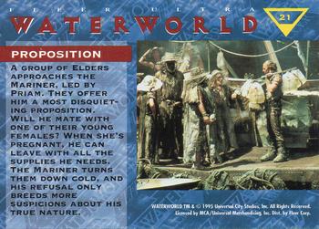 1995 Ultra Waterworld #21 Proposition Back