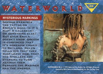 1995 Ultra Waterworld #28 Mysterious Markings Back