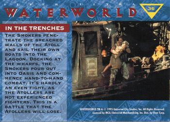 1995 Ultra Waterworld #36 In the Trenches Back