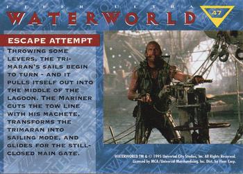 1995 Ultra Waterworld #47 Escape Attempt Back