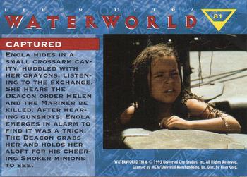 1995 Ultra Waterworld #81 Captured Back