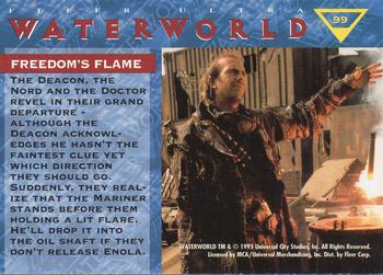 1995 Ultra Waterworld #99 Freedom's Flame Back