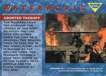 1995 Ultra Waterworld #106 Aborted Takeoff Back