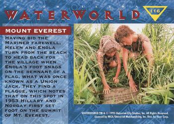 1995 Ultra Waterworld #116 Mount Everest Back