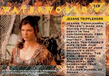 1995 Ultra Waterworld #119 Jeanne Tripplehorn Back
