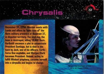 1995 Fleer Ultra Babylon 5 #56 Chrysalis Back