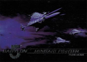 1995 Fleer Ultra Babylon 5 #81 Minbari Fighter Front