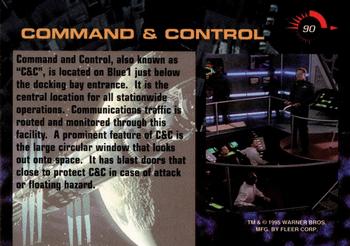 1995 Fleer Ultra Babylon 5 #90 Command & Control Back